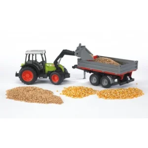Vedes Bruder 02112 Claas Nectis 267F Plus Frontlader Mit Anhänger 12